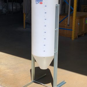 100L Cone Bottom Tank - Measuring